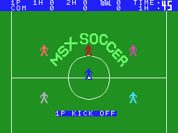 MSX Soccer screenshot 3 for MSX